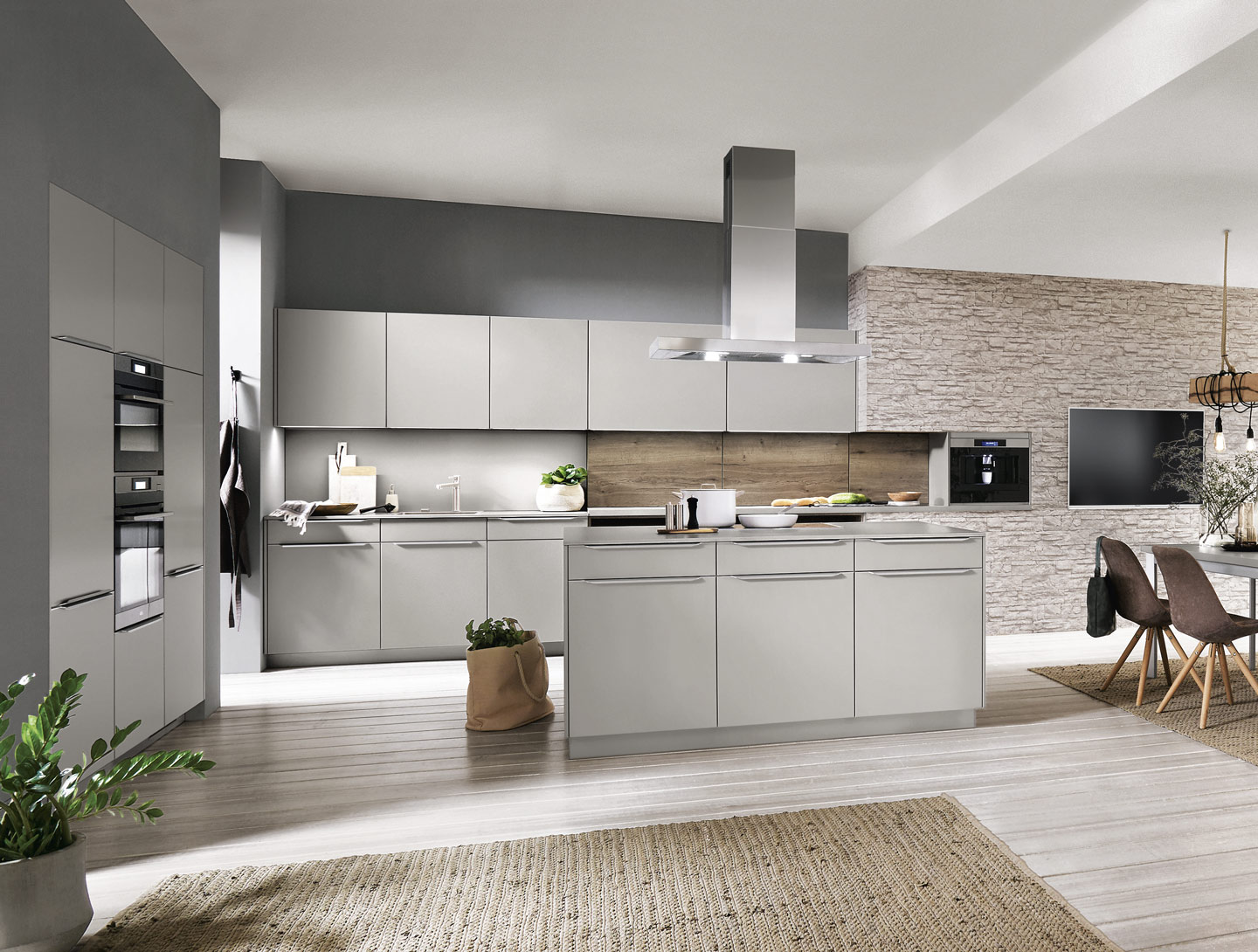 Touch Stone Grey Cabinet Collection